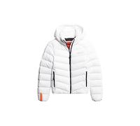 Superdry Microfibre Padded Jacket Blanc XS Femme