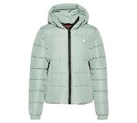 Superdry COAT HOODED SPIRIT SPORTS PUFFER Light Jade Green 10 Femme, Vert jade clair, 38