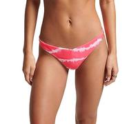 Superdry Code Bikini Brief NH Boxer, Tie Dye Pink, 38 Femme