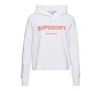 Superdry Code Core Sport Crop Box Hood Maillot de survêtement, Optique, 38 Femme