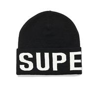Superdry Code MTN Knitted Hat, Béret Femme, Noir/Óptica,