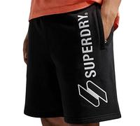 Superdry Code SL Applique Sweatshort Shorts, Noir, XXL Homme