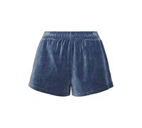 Superdry Code SL Velour Short Sweat-Shirt À Capuche Sport, Gris (Flint Stone Blue Grey), 34 Femme
