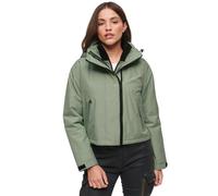 Superdry Code Windcheater Jacket Veste, Vert Jade Clair, 40 Femme