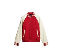Superdry College Bomber Jacket Veste, Rouge (Varsity Red), L Homme