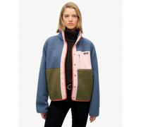 Superdry - Colour Block Fleece Jacket - Polaire femme Moonlight blue - UK 12 - M