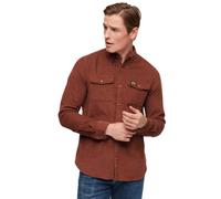 Superdry Corduroy Workwear Long Sleeve Shirt Marron 2XL Homme