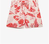 Superdry Coton Broderie Beach Shorts Blanc/Rouge EU 44 (UK 16)