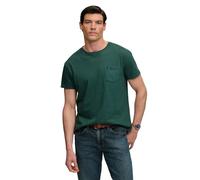 Superdry Cotton Classic Linen Pocket Short Sleeve T-shirt Vert 2XL Homme