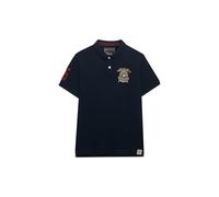 Superdry Crest Short Sleeve Polo Bleu M Homme