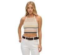 Superdry Débardeur Crop Halter Crochet