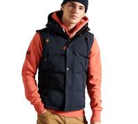 Superdry - Doudoune Marine Sans Manches - Homme - Vestes - Bleu - Taille: S