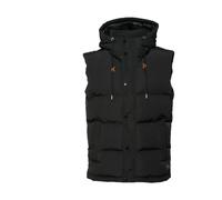 Superdry - Doudoune sans Manche à Capuche Everest - Homme - Vestes - Noir - Taille: S