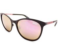 Superdry Echoes Lunettes de Soleil Noir avec Rose et Rose Miroir Verres 027