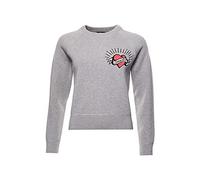 Superdry EMB Organic Cotton Crew Sweat-Pullover Femme