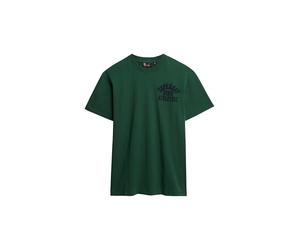 Superdry EMB Superstate ATH Logo Tee M1011914A Vert pin Taille XL, Vert - Pin, XL