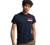 Superdry EMB Superstate ATH Logo Tee T-Shirt pour Homme, Bleu Marine (Eclipse Navy), S