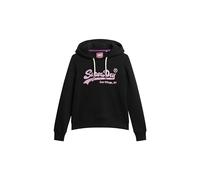 Superdry Embellished VL Hoodie Maillot de survêtement, Noir, 36 Femme