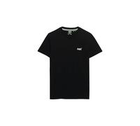 Superdry Essential Contrast EMB Tee T-Shirt, Black, L Men's