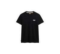 Superdry Essential Contrast EMB Tee T-Shirt, Black, XXL Men's