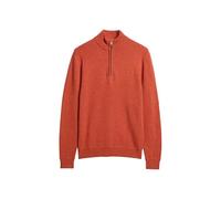 Pull col camionneur en maille Superdry Essential Orange XL