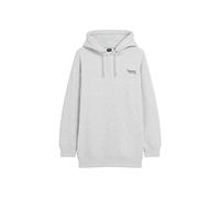 Superdry Essential Hooded Sweat Long Sleeve Short Dress Gris S-M Femme