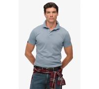 Superdry - Essential Jersey Polo - Polo homme Washed Denim - L