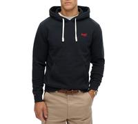 Superdry Essential Logo Classic Hood Sweater, Eclipse Navy/Red, XL Men's