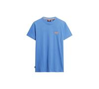 Superdry Essential Logo EMB Tee C2-T-Shirt Non imprimé (Taille M), Bleu, M Homme