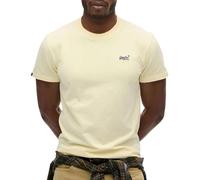 Superdry T-shirt Essential Logo brodé manches courtes Jaune M Homme