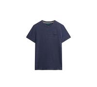 Superdry Essential Logo EMB Tee T-Shirt, Bleu (Dark Indigo Blue Marl), L Homme