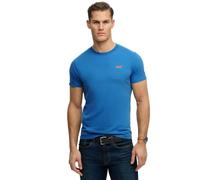 Superdry Essential Logo Embroidered Short Sleeve T-shirt Bleu 3XL Homme