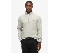 Superdry - Essential Logo Half Zip - Pullover homme Varsity Grey Grindle - S
