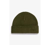 Superdry - Essential Logo Knitted Beanie - Bonnet homme Deep Army Green Marl - Taille unique