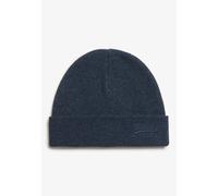 Superdry - Essential Logo Knitted Beanie - Bonnet homme Richest Navy Marl - Taille unique