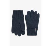 Superdry - Essential Logo Knitted Gloves - Gants homme Richest Navy Marl - Taille unique