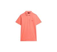Superdry Essential Logo Neon Short Sleeve Polo Orange L Homme
