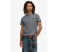 Superdry Essential Logo Embroidered Short Sleeve T-shirt Gris M Homme