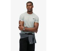 Superdry - Essential Logo Tee - T-shirt homme Light Grey Grindle Feeder - M