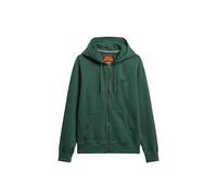 Sweat Zippé Vert Foncé Homme Superdry Essential Washed Ziphood M