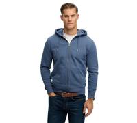 Superdry Essential Logo Full Zip Sweatshirt Bleu L Homme