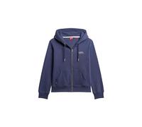 Superdry Essential Logo Zip Hoodie Maillot de survêtement, Mariner Navy, 36 Femme