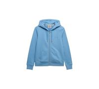 Superdry Sweatshirt Essential Logo zippé Bleu Taille M Femme
