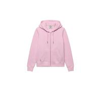 Superdry Essential Logo Ziphood HB Sweater, Pink Lady, 42 Women's