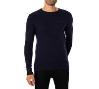 Superdry Essential Slim Fit Crew Jumper Bright Blue Marl L Homme, Noir