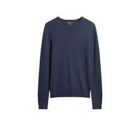 Superdry Essential Slim Fit Crew Jumper Bright Blue Marl L Homme, Noir
