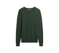 Superdry Essential Slim Fit Crew Jumper T-Shirt, Surplus Goods Olive, XXL Homme