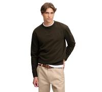 Superdry & Co Sweat-shirt 'Essential' olive / vert foncé, Taille L