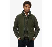 Superdry - Estate Fleece Gilet - Polaire sans manches homme Surplus Goods Olive Green - S