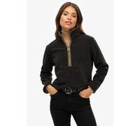 Superdry - Estate Half Zip Fleece - Polaire femme Black - M